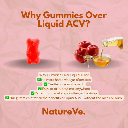 Apple Cider Vinegar Gummies with Vitamin B12 60 by NatureVe