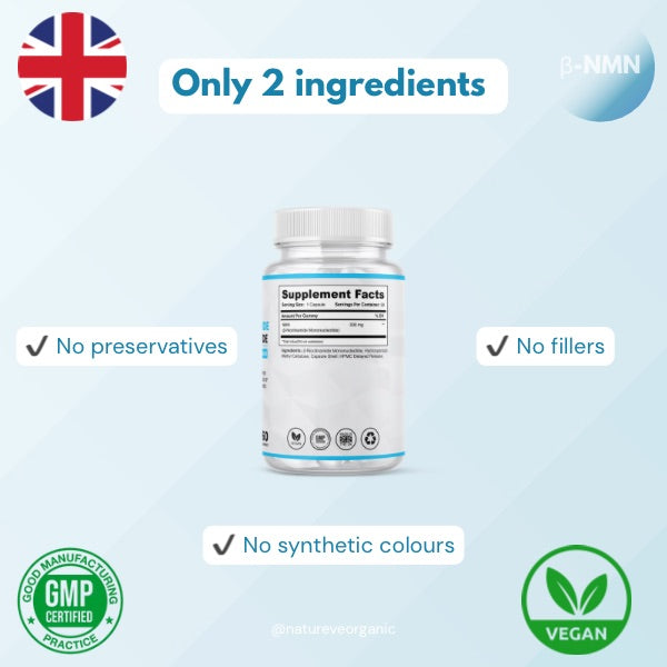 NMN Pure 500mg 60 Capsules
