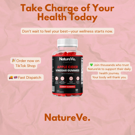 Apple Cider Vinegar Gummies with Vitamin B12 60 by NatureVe