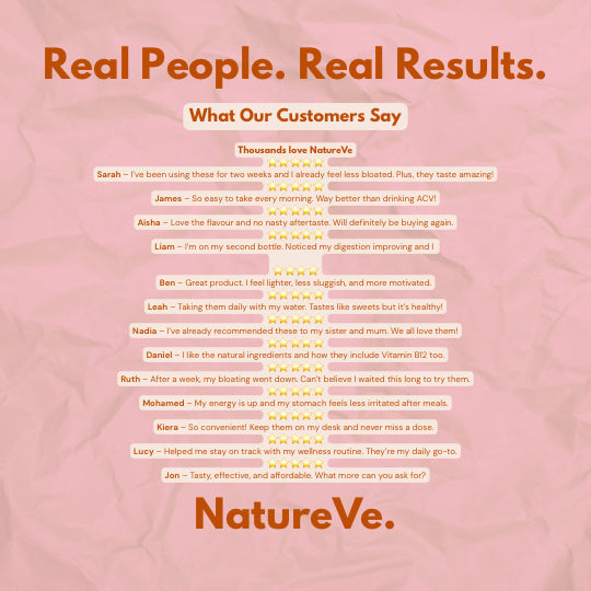 Apple Cider Vinegar Gummies with Vitamin B12 60 by NatureVe
