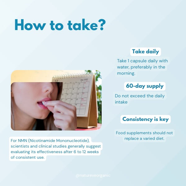 NMN Pure 500mg 60 Capsules