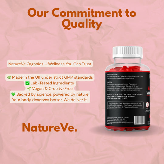 Apple Cider Vinegar Gummies with Vitamin B12 60 by NatureVe