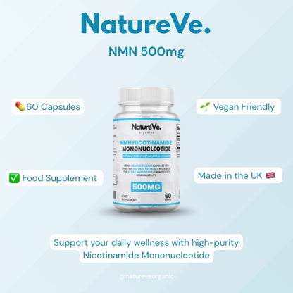 NMN Pure 500mg 60 Capsules