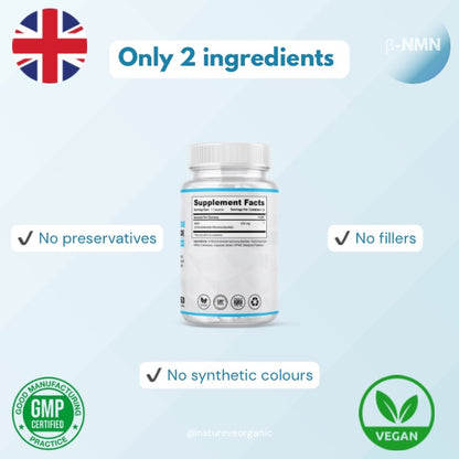 NMN Pure 500mg 60 Capsules